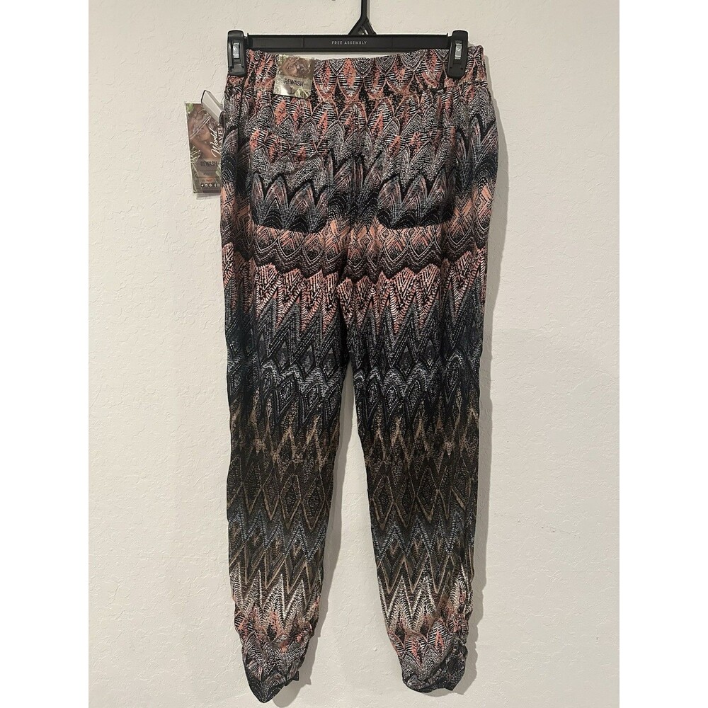 Rewash Brand Size L Chevron Point Soft Tapered Woman’s Pants NWT